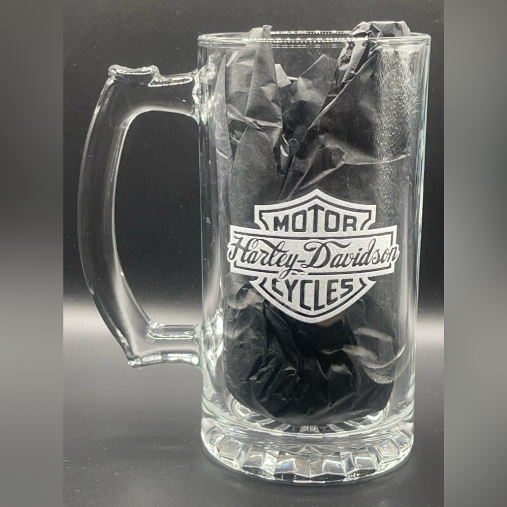Harley Davidson Logo Beer Mug 16oz | Iconic Biker Barware